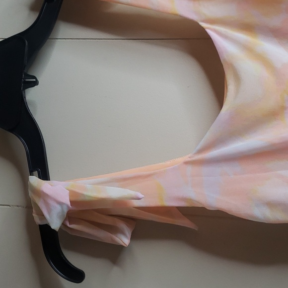 COPY - Free People Avenue Print Tank- Orange/Ivory Combo NWT - Picture 5 of 10